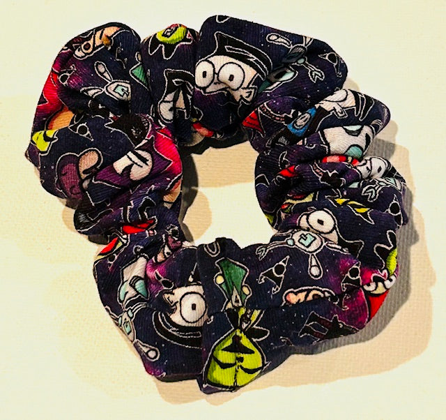 Invader Purple Scrunchie