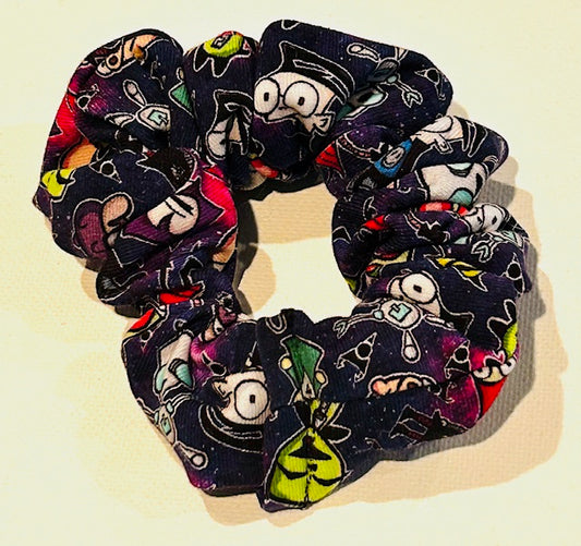 Invader Purple Scrunchie