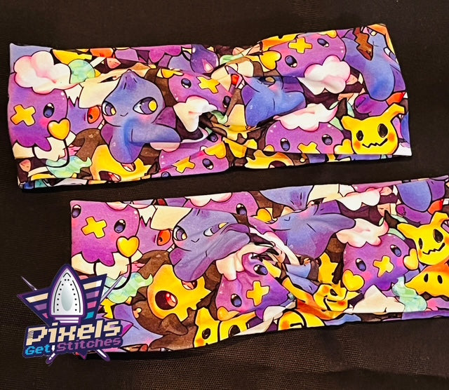 Spooky Pocket Monster Headwrap