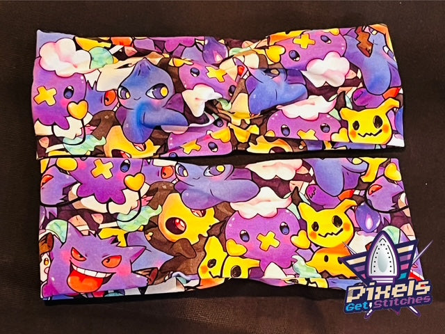 Spooky Pocket Monster Headwrap
