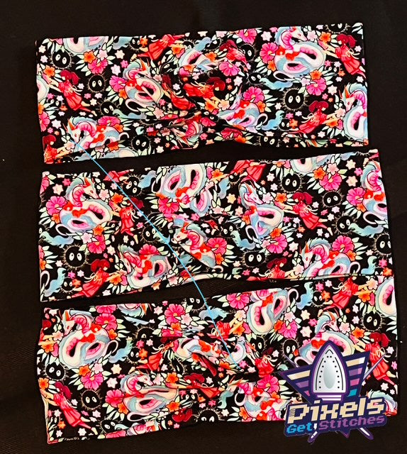 Neon Spirited Away Headwrap