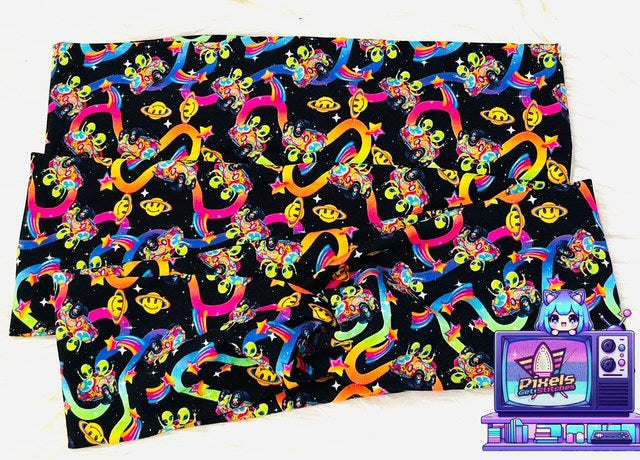 Rainbow Alien Headwrap