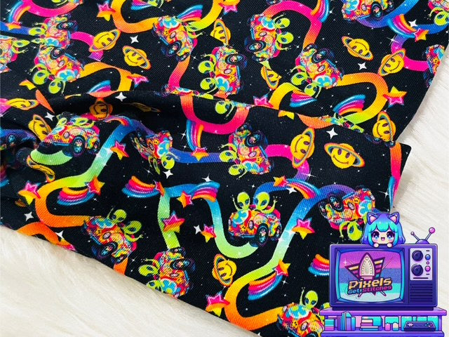 Rainbow Alien Headwrap