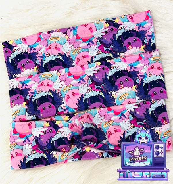 Angel Devil Kirby Headwrap