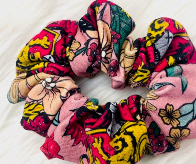 Lion Crest Scrunchie