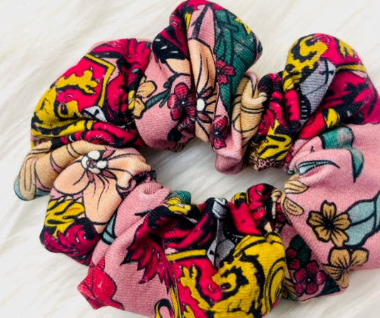 Lion Crest Scrunchie