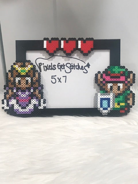 Zelda & Link Perler Bead Frame