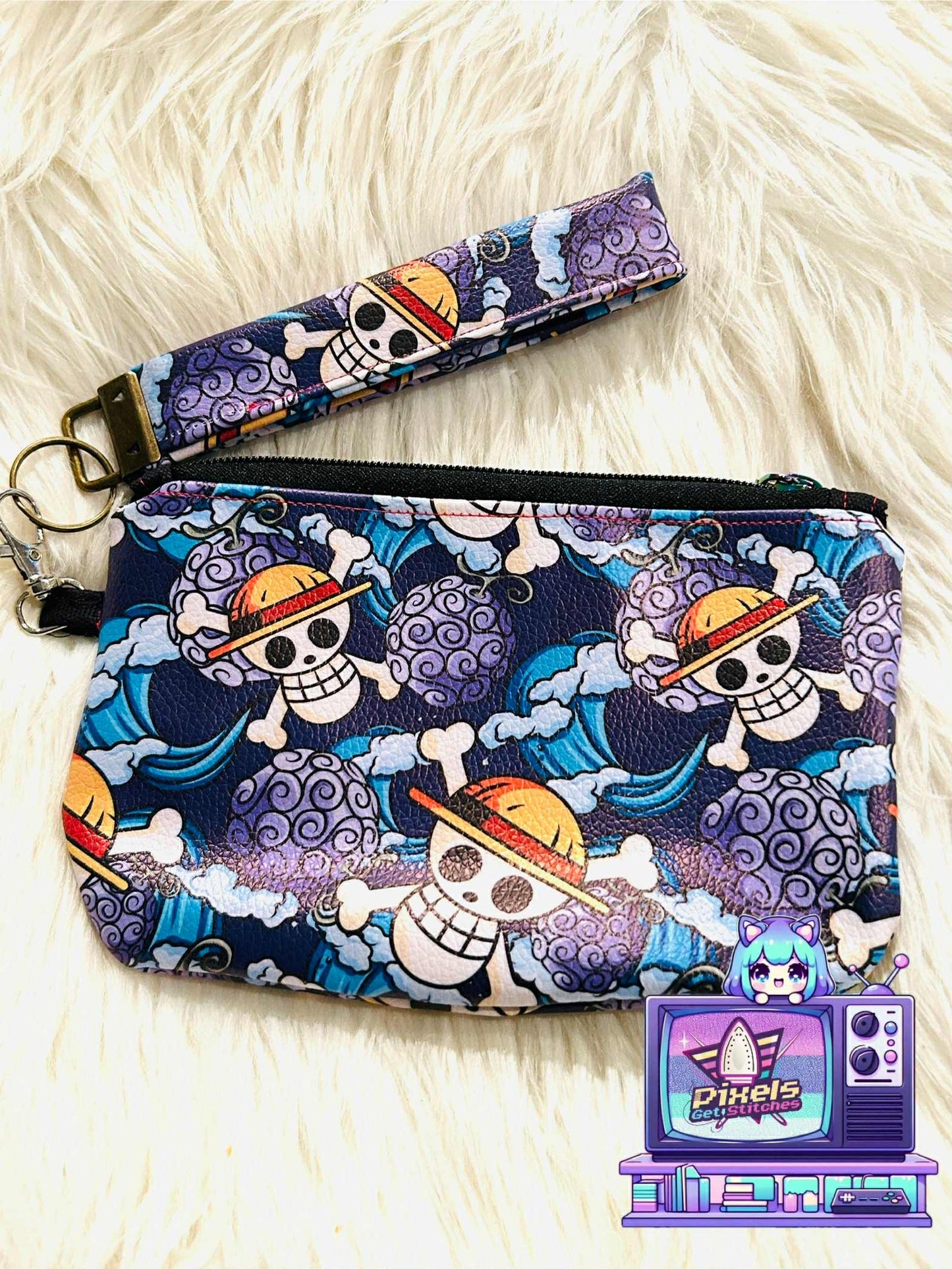 One Piece Jolly Roger Wristbag