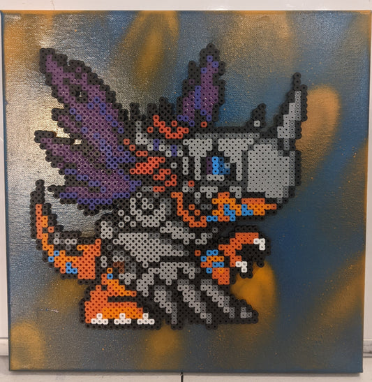 MGrey Mon Perler Canvas