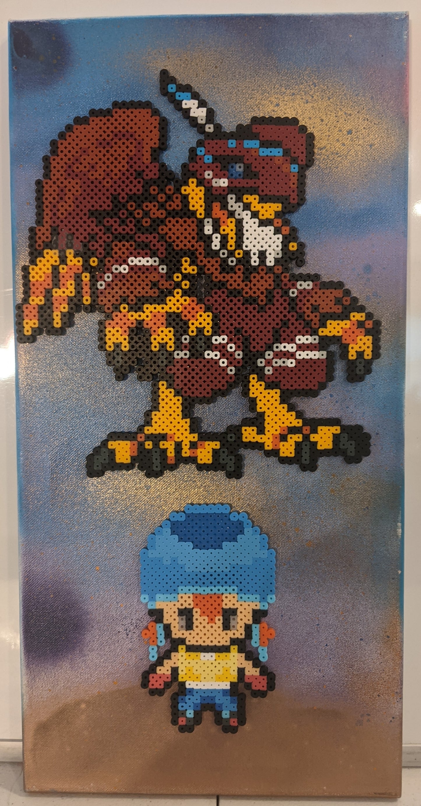 Garuda Mon Perler Canvas