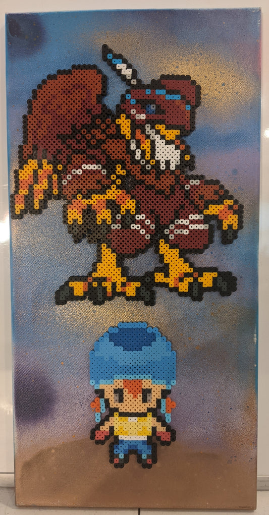 Garuda Mon Perler Canvas
