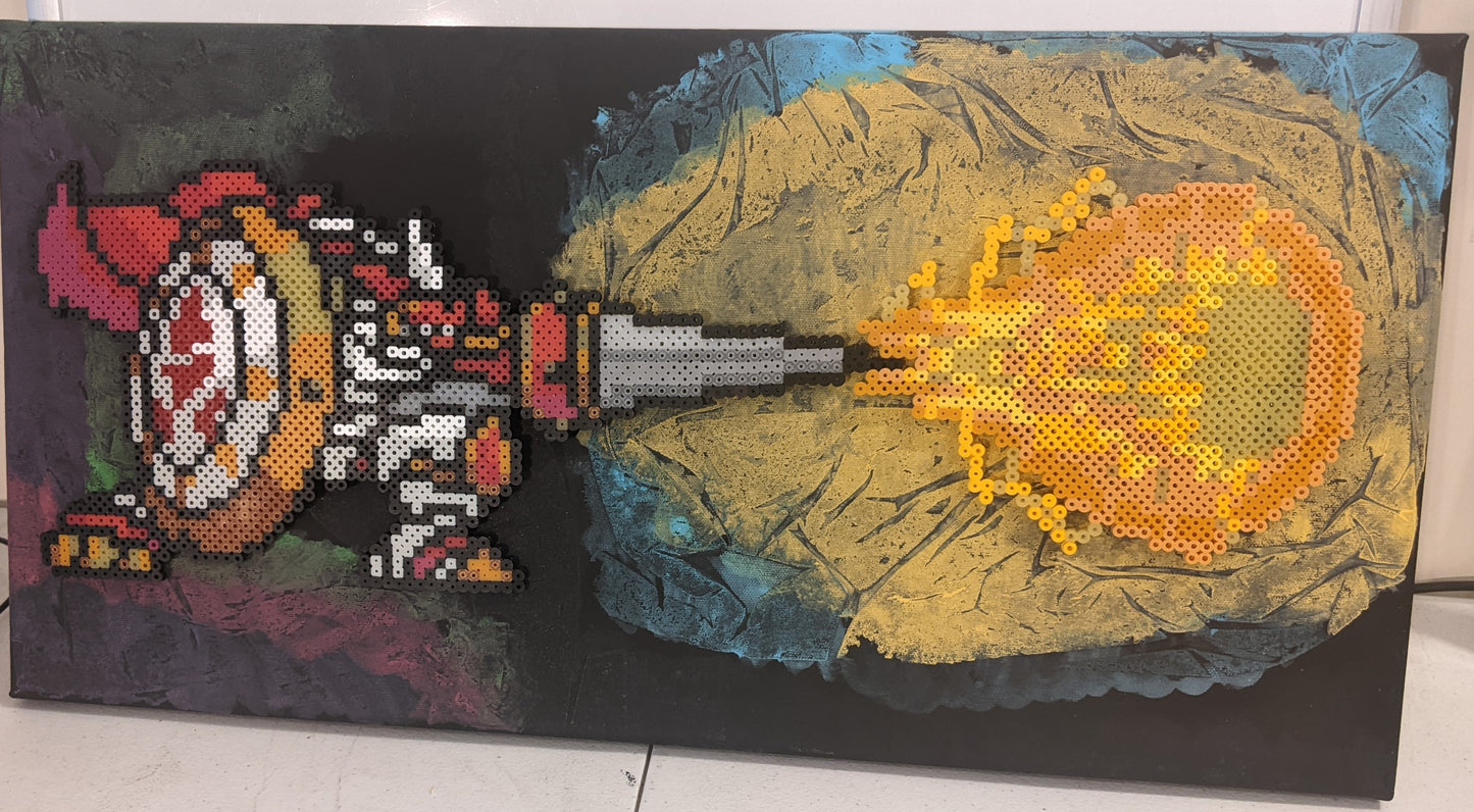 Gallent mon Perler Canvas