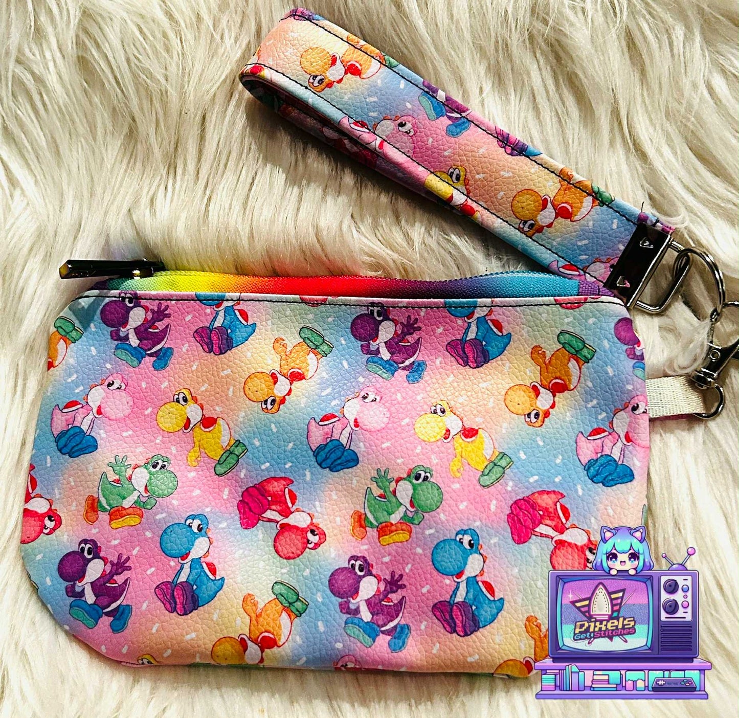 Rainbow Yoshi Wristbag