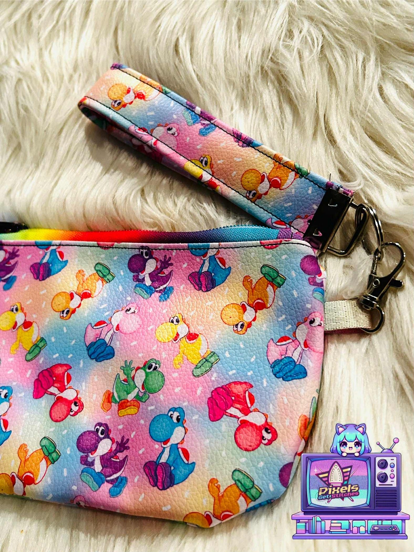 Rainbow Yoshi Wristbag