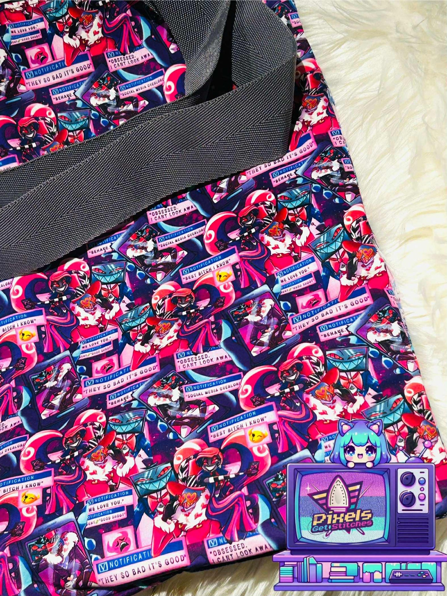 The Vees Hazbin Hotel Con Bag